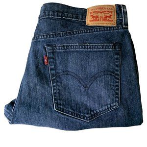 Levi's 'Boyfriend' Womens Jeans Tag 32 Blue Medium Wash Mid-Rise W34xL26 Denim
